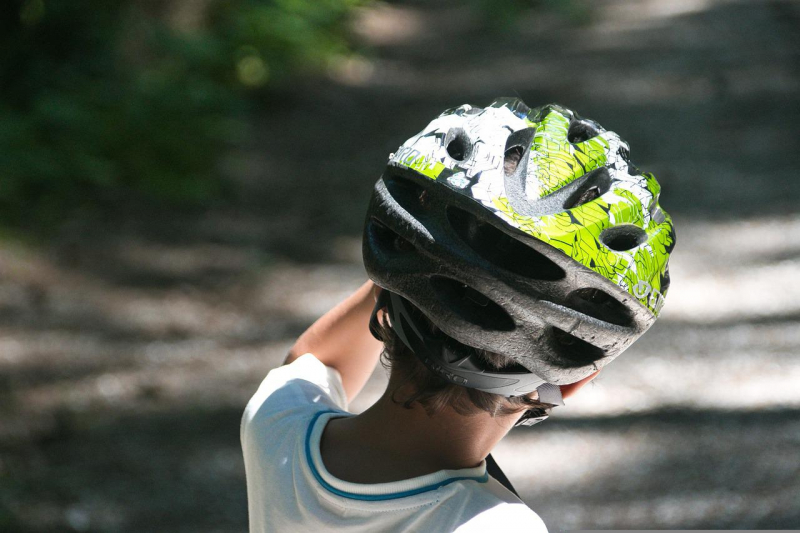 Kask rowerowy na straÅ¼y bezpieczeÅstwa dzieci