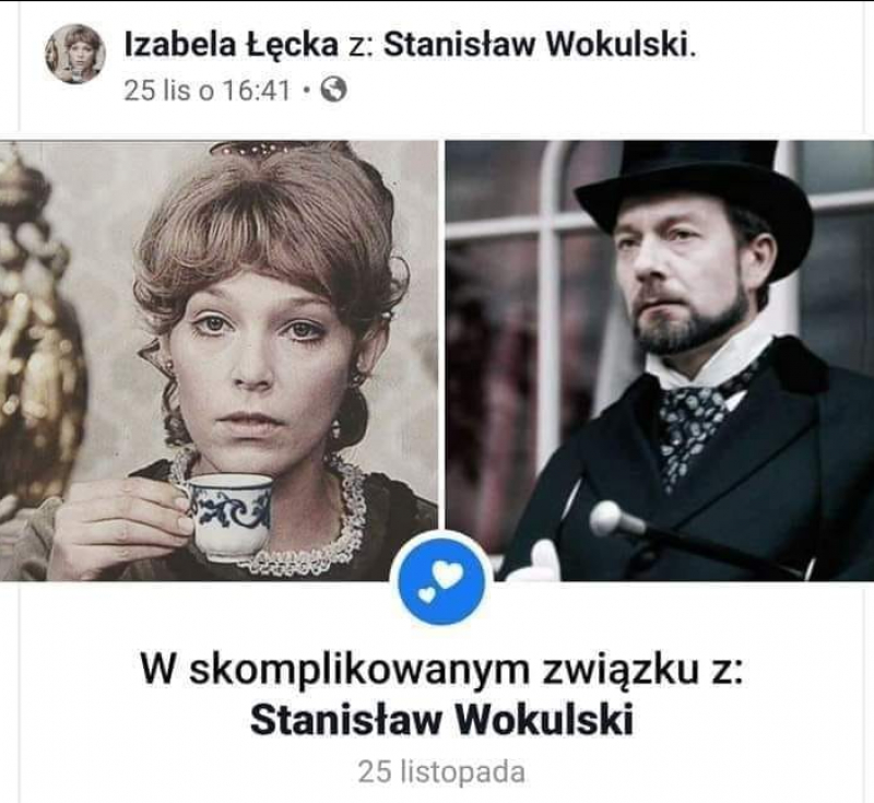 Mem o postaciach z powieści &quot;Lalka&quot; Bolesława Prusa
